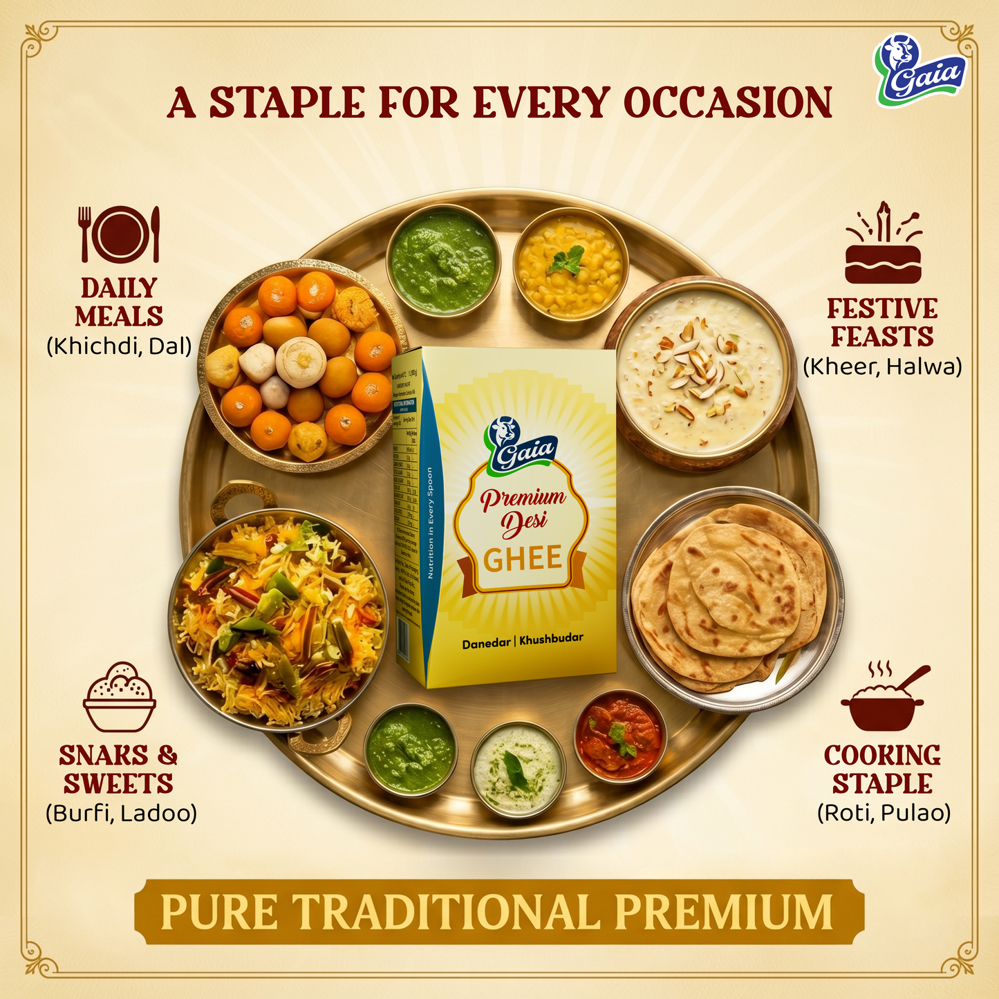 Premium Desi Ghee Ceka Pack