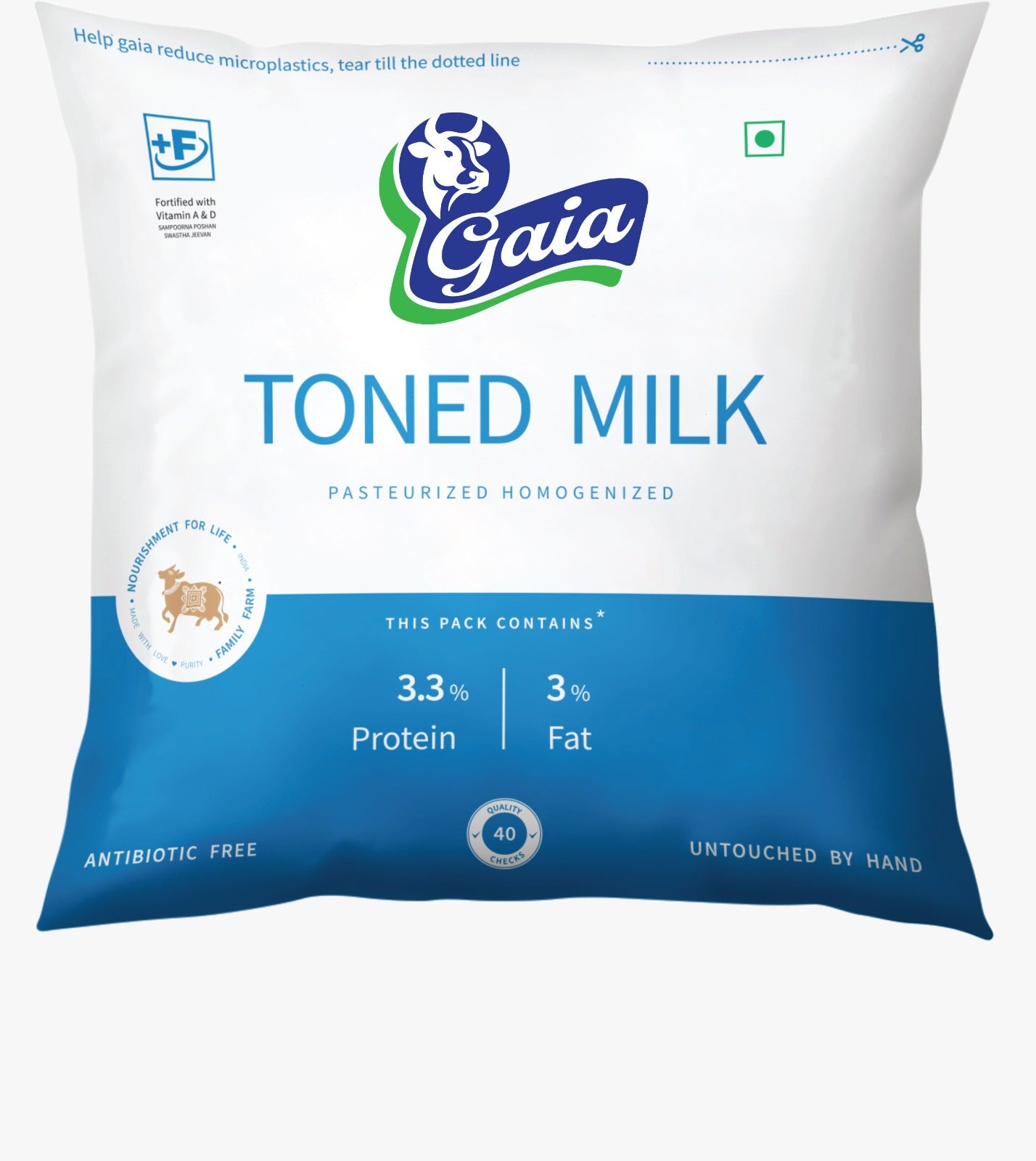 Gaia Toned Milk