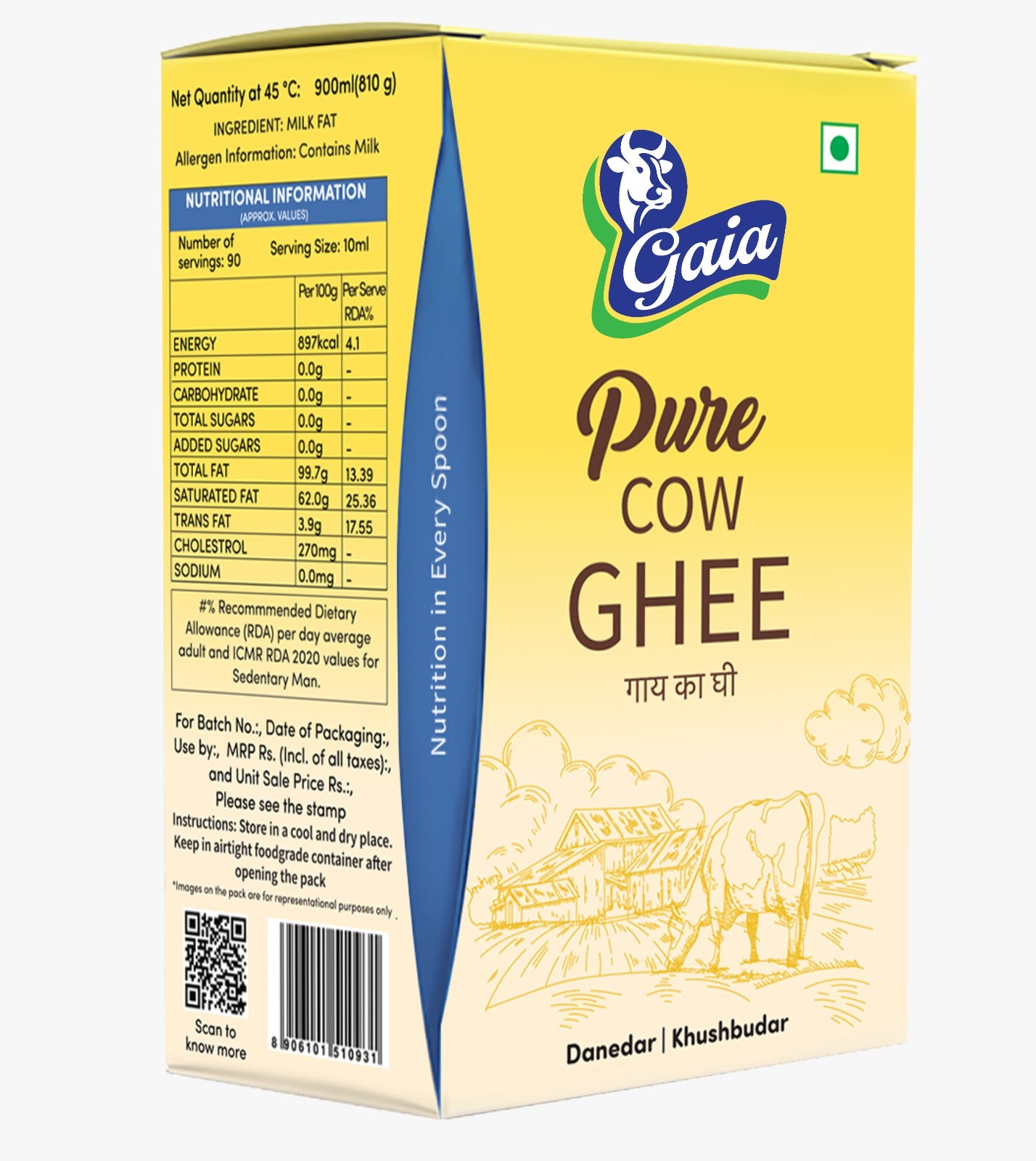 Pure Cow Ghee Ceka Pack