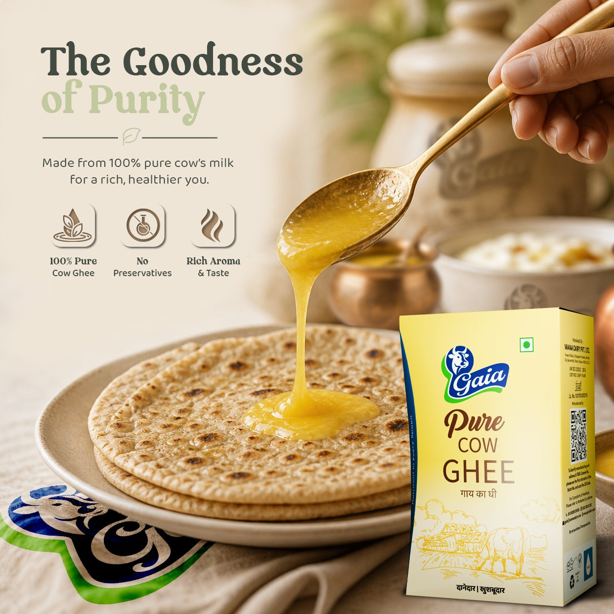 Pure Cow Ghee Ceka Pack
