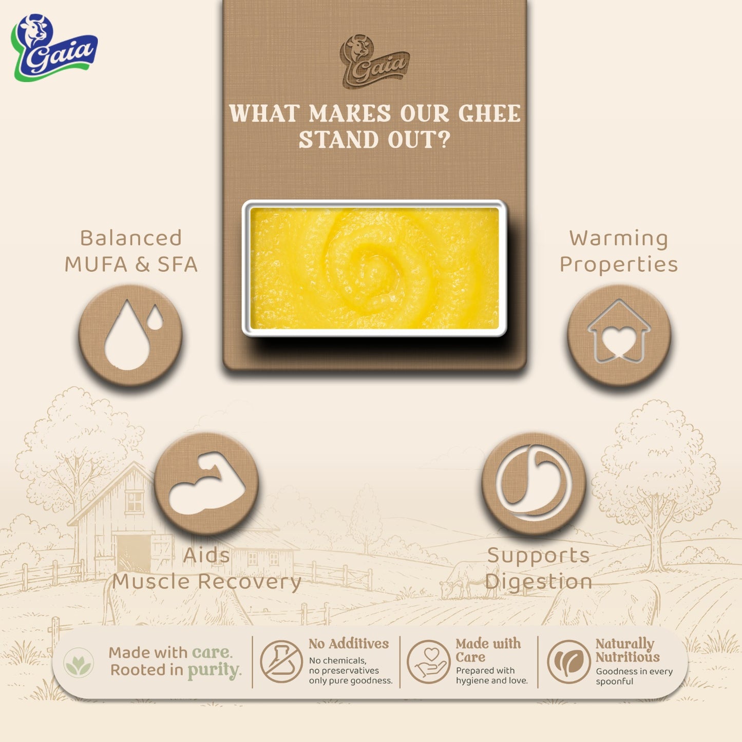 Pure Cow Ghee Ceka Pack